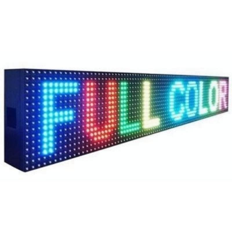Vista posterior del gabinete exterior led smd
