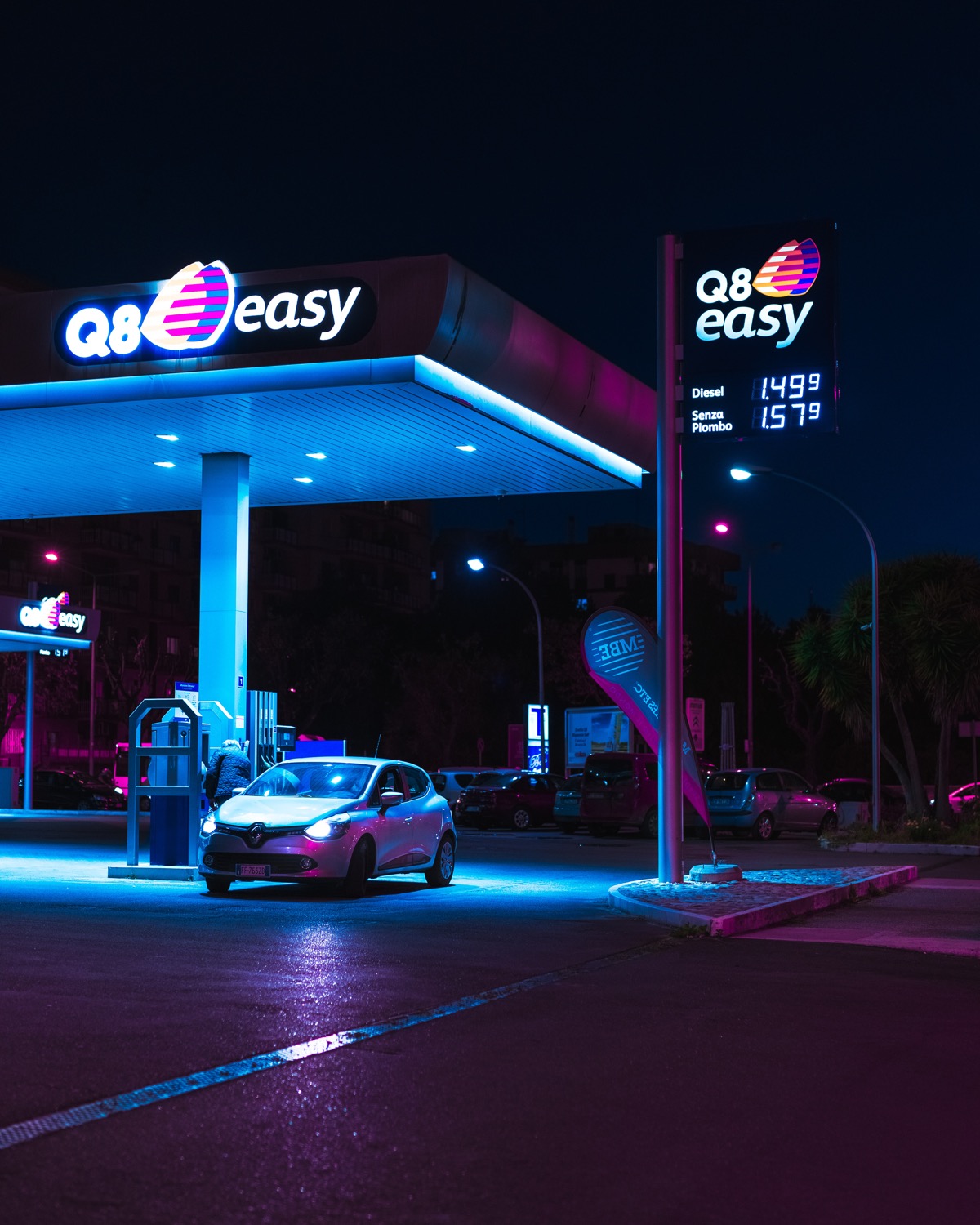 Preciador LED para gasolinera