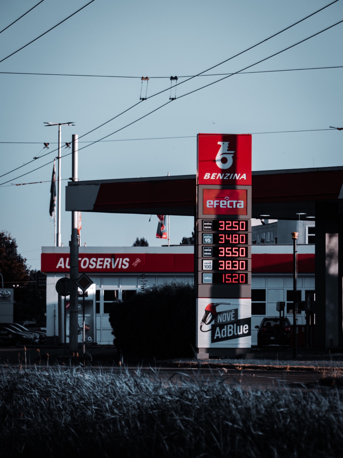 Preciador para gasolinera LED doble cara para multiples precios